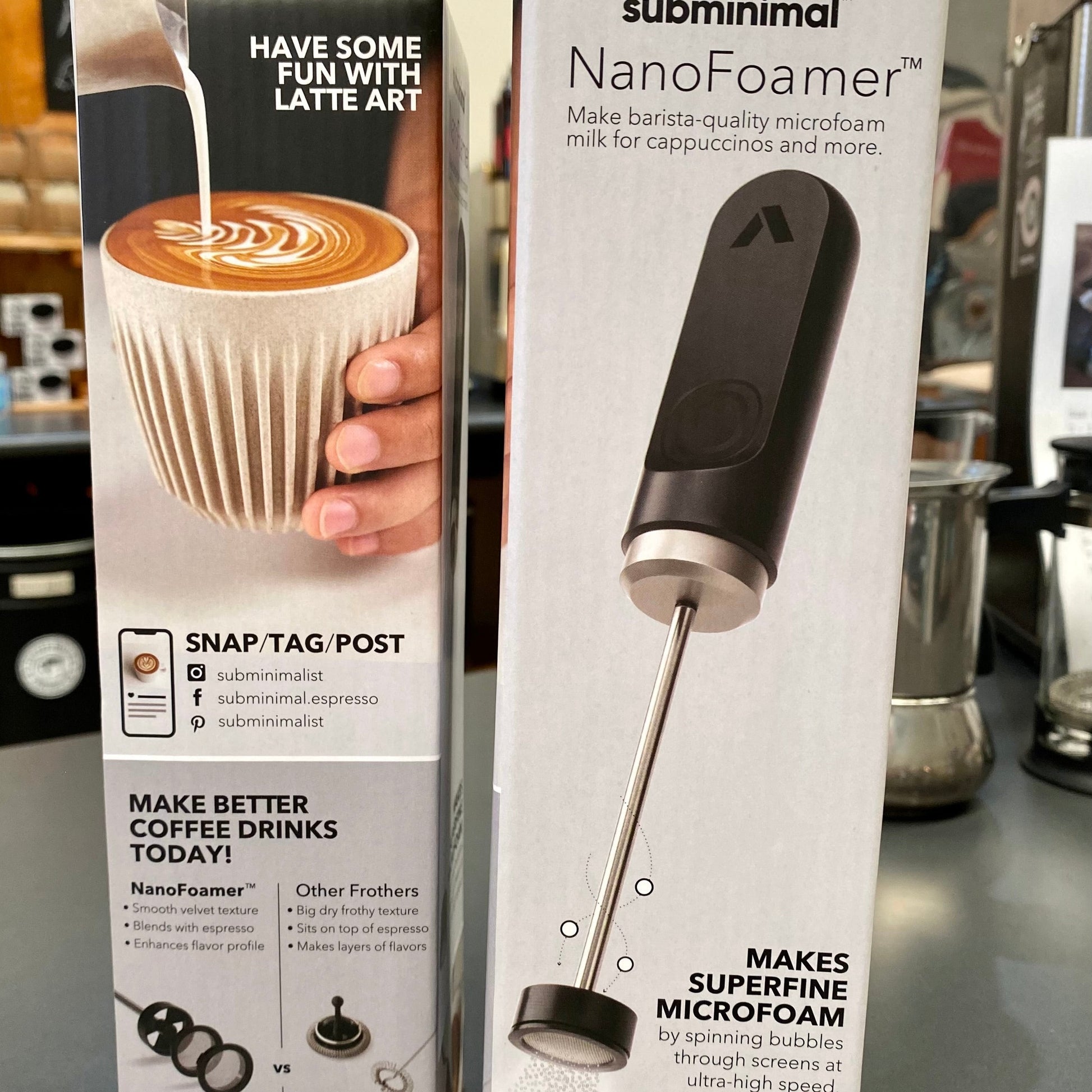 Subminimal NanoFoamer Version 2 - milk frother