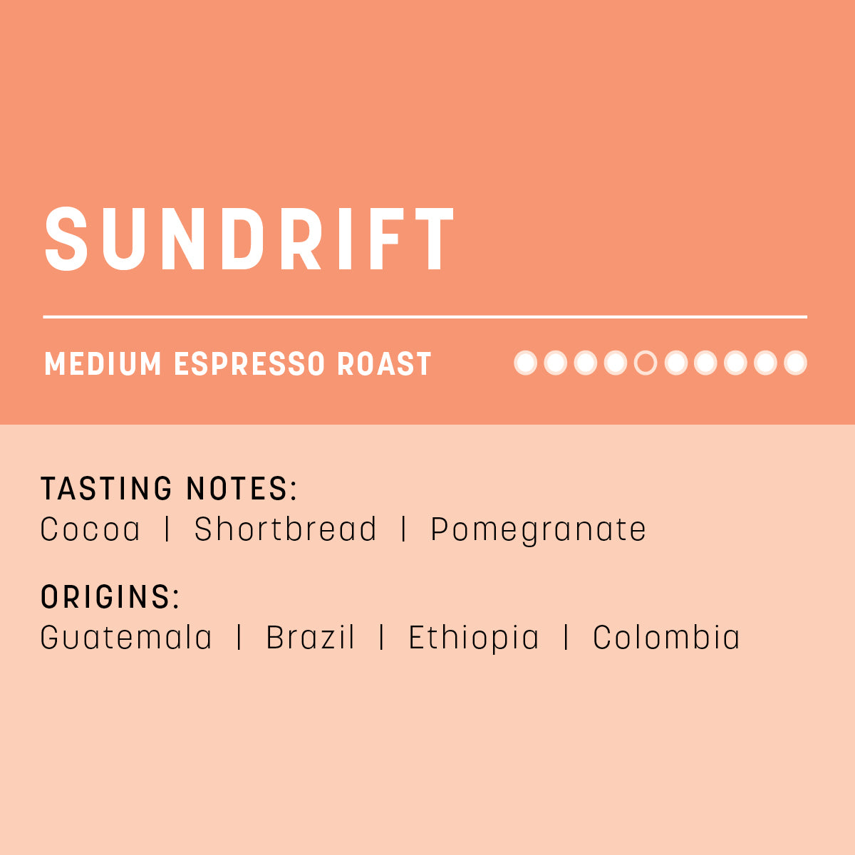 Coffee Beans Sundrift (Limited Edition)