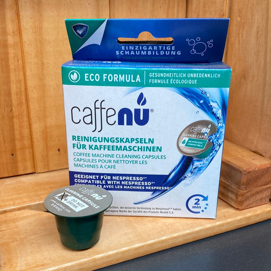 CaffeNu cleaning pods